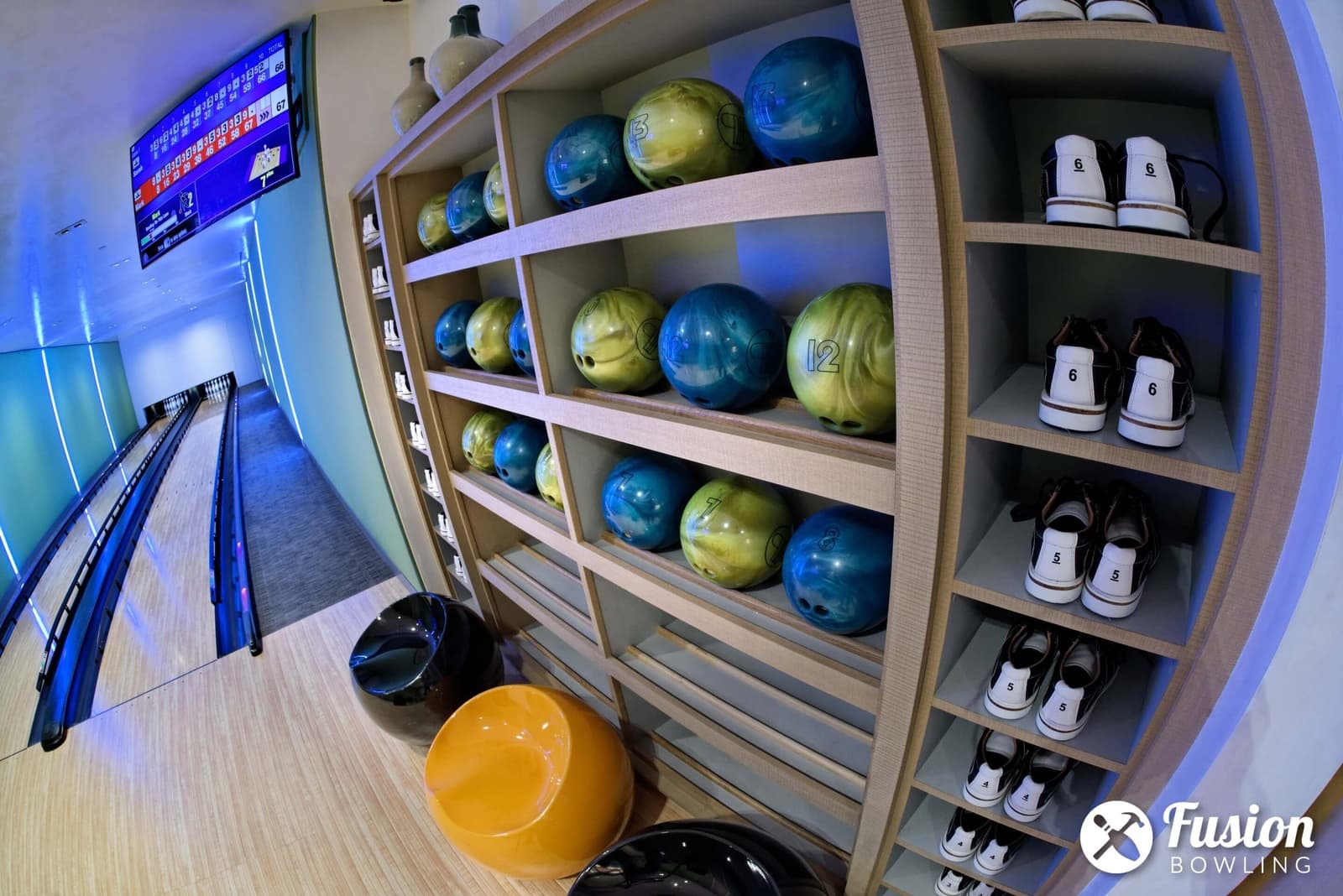 Storage Ideas for Home Bowling Alley Balls & Shoes